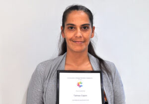 Tahnee, Community College Northern Inland student and Adult Learners Week Ambassador, who completed Community Services traineeships while rebuilding her future.