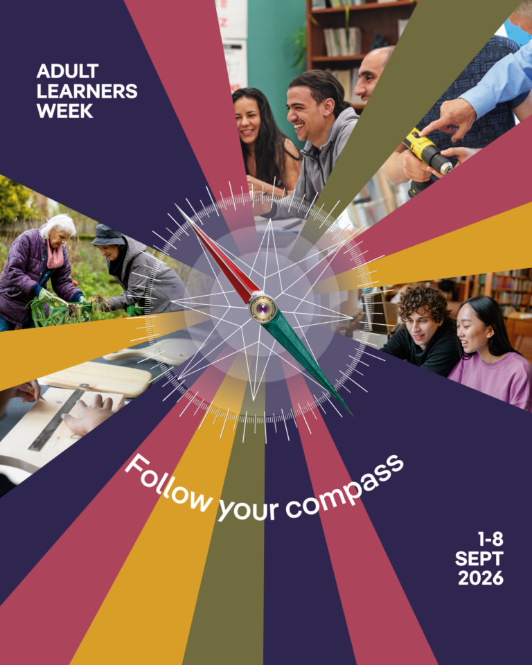 Adult Learners Week 2026 Follow Your Compass campaign artwork
